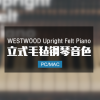 WESTWOOD Upright Felt Piano 立式毛毡钢琴音色
