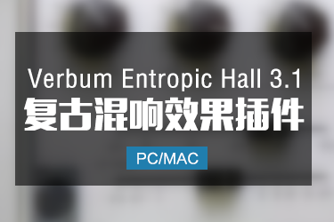 Verbum Entropic Hall 3.1 复古混响效果插件 Win/Mac